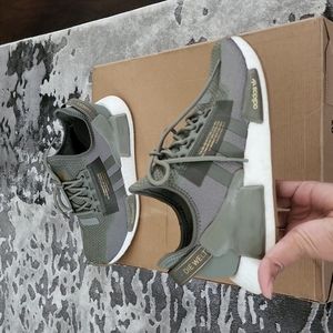 Adidas Nmd_R1 V2 Kids Shoes Size 6, Color: Legacy Green